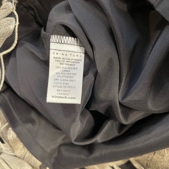 Trina Turk Wine Country Vinology Embroidery Sheath Dress Size 4 NWT - Picture 6 of 7